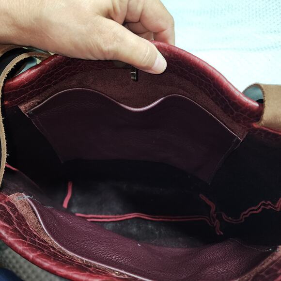 CHIC SPARROW XL GENUINE LEATHER TOTE BAG - Picture 4 of 10